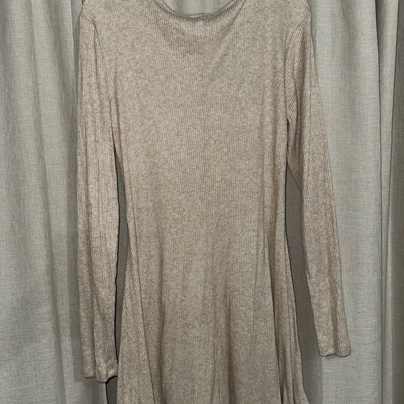 Wild Fable Tan Long-Sleeve Dress - Picture 3 of 4